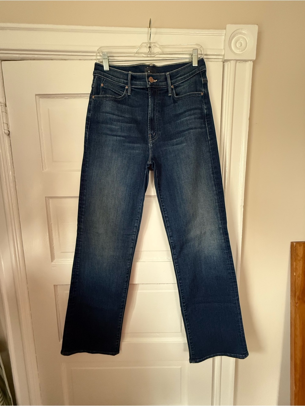 MOTHER The Kick It Midrise Straight Leg Jeans